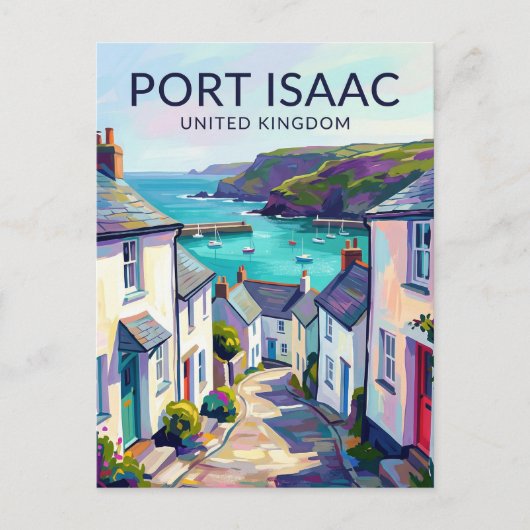 Carte Postale Port Isaac Royaume-Uni (Devant)