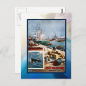 Carte Postale Port Marchand, Marseille (Devant / Derrière)