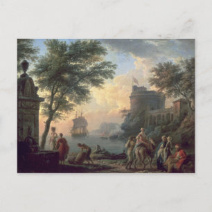 Carte Postale Port maritime, 1763