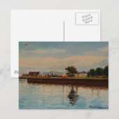 Carte Postale Port pittoresque à Galway City Irlande (Devant / Derrière)