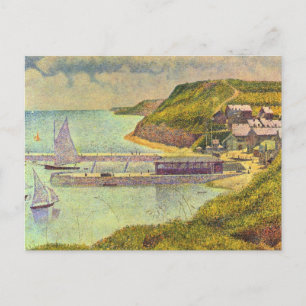 Carte Postale Port Port-en-Bessin Haute Marée par Georges Seurat