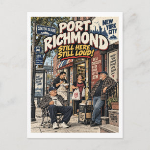 Carte Postale Port Richmond toujours là