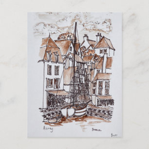 Carte Postale Port Saint-Goustan, Auray Bretagne, France
