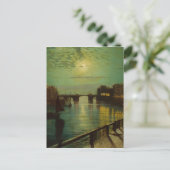 Carte Postale Port Whitby par Moonlight John Atkinson Grimshaw (Debout devant)