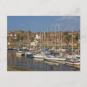 Carte Postale Port, Whitby, Yorkshire du Nord, Angleterre