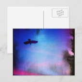 Carte postale Portail en flammes (Devant / Derrière)