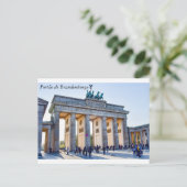 Carte Postale Portão de Brandemburgo (Debout devant)