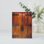 Carte Postale Porte (Debout devant)