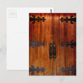 Carte Postale Porte (Devant / Derrière)