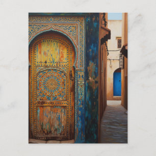 Carte Postale Porte à Fès Maroc Voyage