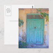 Carte Postale Porte à Rhodes, Grèce (Devant / Derrière)