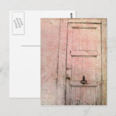 Carte Postale porte abstraite (Devant / Derrière)