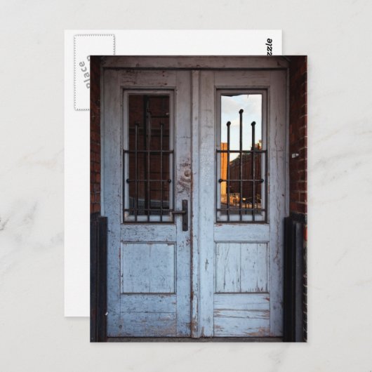 Carte Postale porte ancienne (Devant / Derrière)