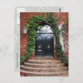 Carte Postale Porte Archée Encadrée D'Ivy (Devant / Derrière)