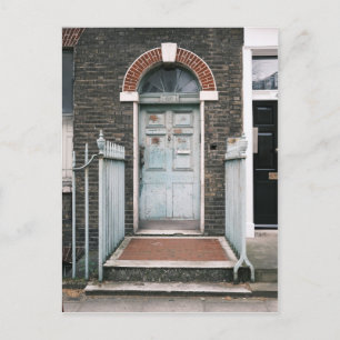 Carte Postale Porte avant, Fitzrovia, Londres Royaume-Uni