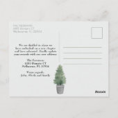 Carte Postale Porte avant grise Faire-part de déplacement (Dos)