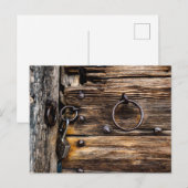 Carte Postale Porte avec serrure (Devant / Derrière)