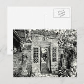 Carte Postale Porte balinaise (Devant / Derrière)