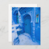 Carte Postale Porte bleue de la ville (Devant / Derrière)