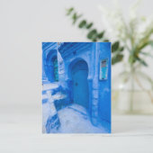 Carte Postale Porte bleue de la ville (Debout devant)