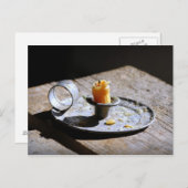 Carte Postale Porte-bougies antique (Devant / Derrière)