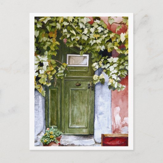 Carte Postale Porte cachée (Devant)