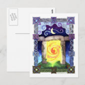 Carte Postale Porte celtique (Devant / Derrière)