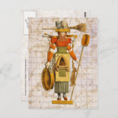 Carte Postale Porte-cuisine (Devant / Derrière)