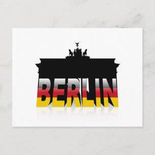 Carte Postale Porte de Brandebourg à Berlin (Allemagne)