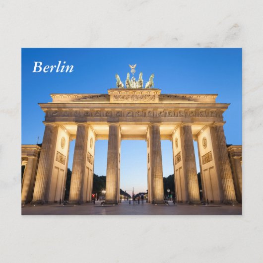 Carte Postale Porte de Brandebourg Berlin (Devant)