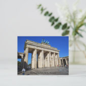 Carte Postale Porte de Brandebourg, Berlin, Allemagne (Debout devant)