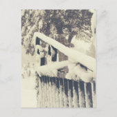 Carte Postale Porte de cime d'hiver (Devant)