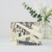 Carte Postale Porte de cime d'hiver (Debout devant)