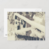 Carte Postale Porte de cime d'hiver (Devant / Derrière)