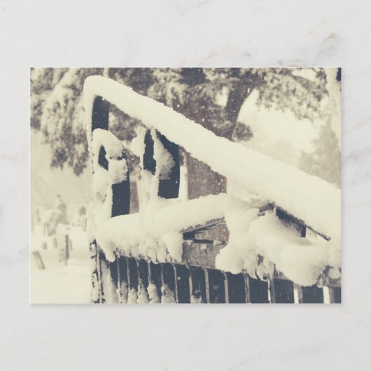 Carte Postale Porte de cime d'hiver (Devant)