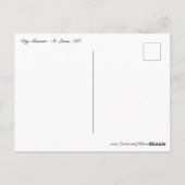 Carte Postale Porte de coffre bancaire (Dos)