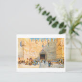 Carte Postale Porte de Damas ancienne, Jérusalem (Debout devant)