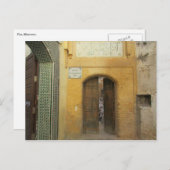 Carte Postale porte de fez (Devant / Derrière)