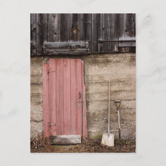 Carte Postale Porte de la grange (Devant)