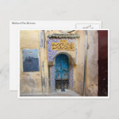Carte Postale porte de la médina (Devant / Derrière)
