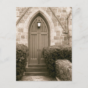 Carte Postale Porte de l'église