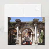 Carte Postale Porte de l'empereur romain Hadrien (Devant / Derrière)