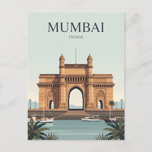 Carte Postale Porte de l'Inde (Devant)
