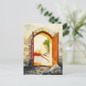 Carte Postale Porte de lumière (Debout devant)