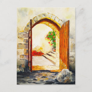 Carte Postale Porte de lumière