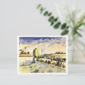 Carte Postale Porte de Paris Ramparts, Vincent van Gogh (Debout devant)