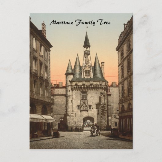 Carte Postale Porte de Sevigne, Bordeaux, France (Devant)