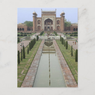 Carte Postale Porte d'entrée de Taj Mahal, Inde