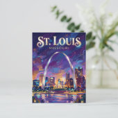 Carte Postale Porte d'entrée USA (Debout devant)