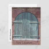 Carte postale - Porte d'entrepôt (Devant / Derrière)